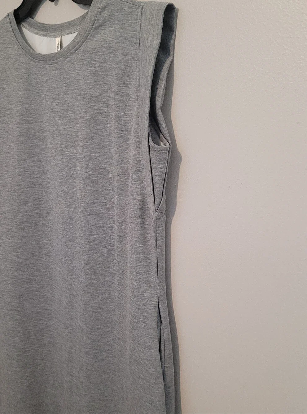 Grecerelle Heathered Grau Maxi Dress